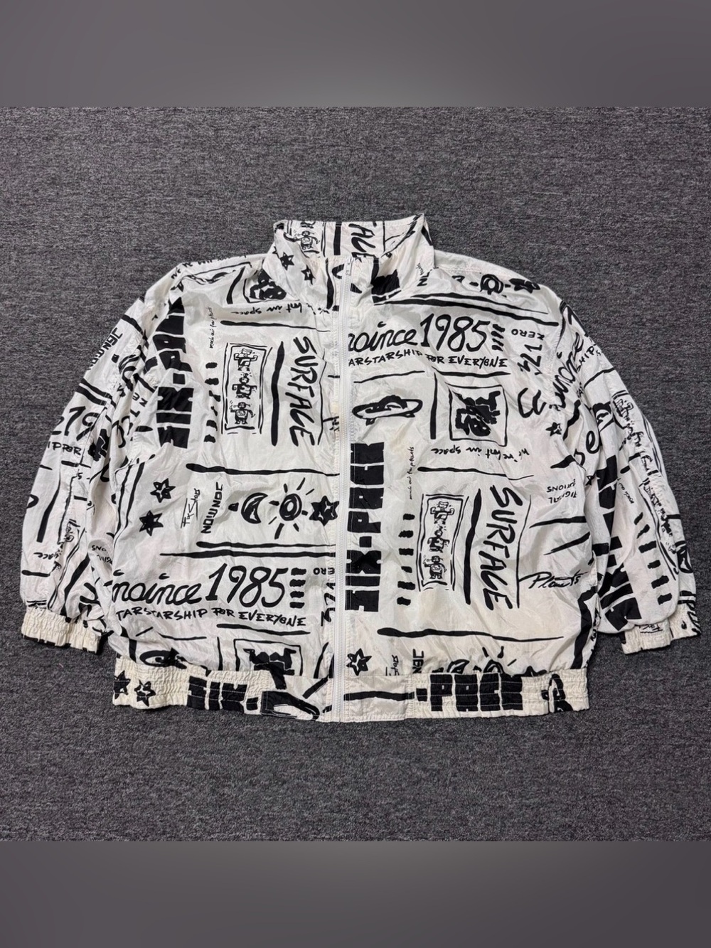 Vintage 90s Vestario Destino Forelli Windbreaker rare deadstock Jacket unisex